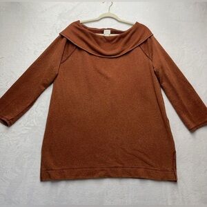 Chico's Orange Zenergy Sweater